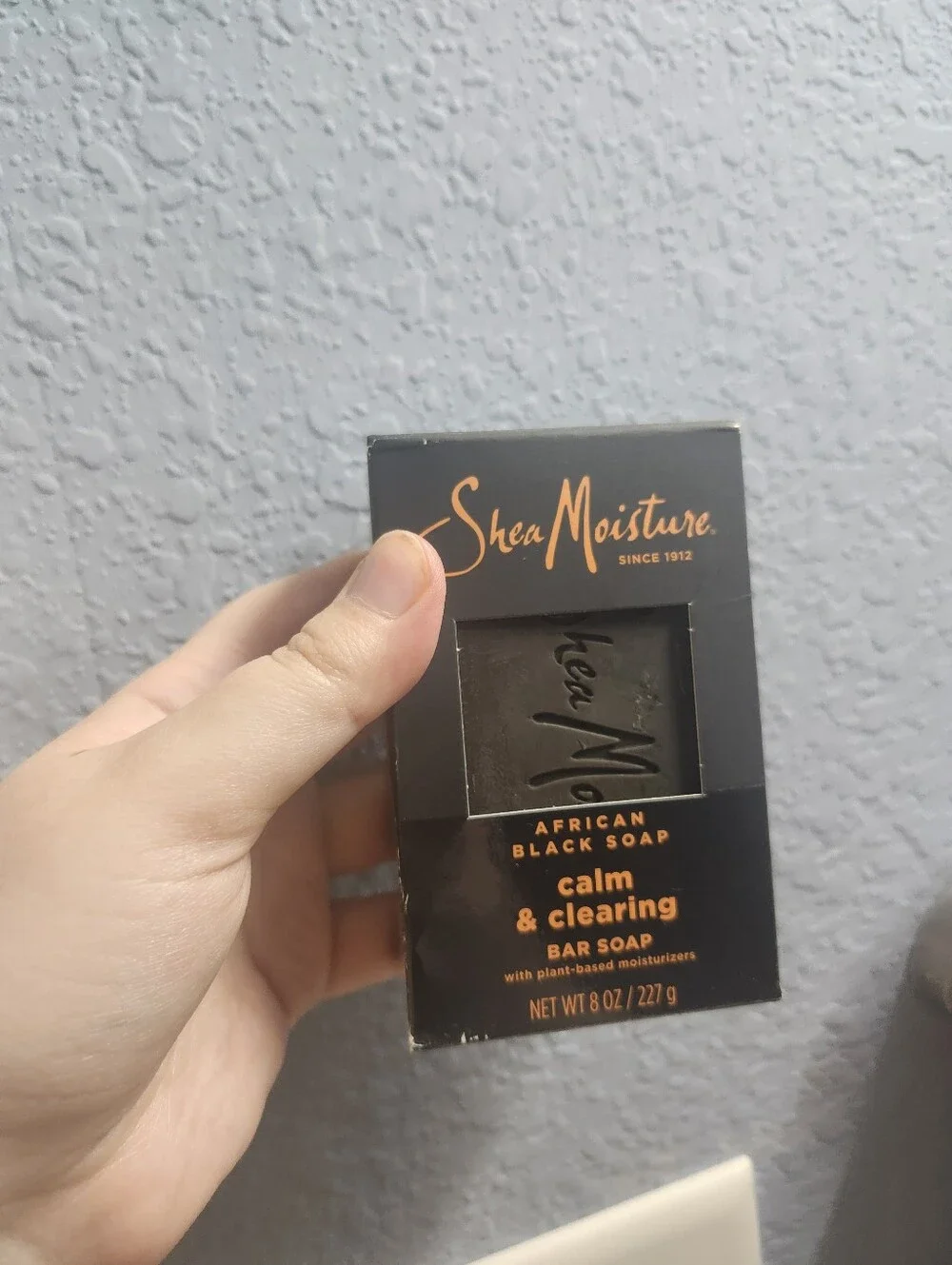 Shea Moisture Black and Orange African Black Soap Bar